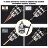 3.0 16MM 1 2 20UNF Drill Chuck Adapter Kit Key Type Drill Chuck with Square Shank Adapter