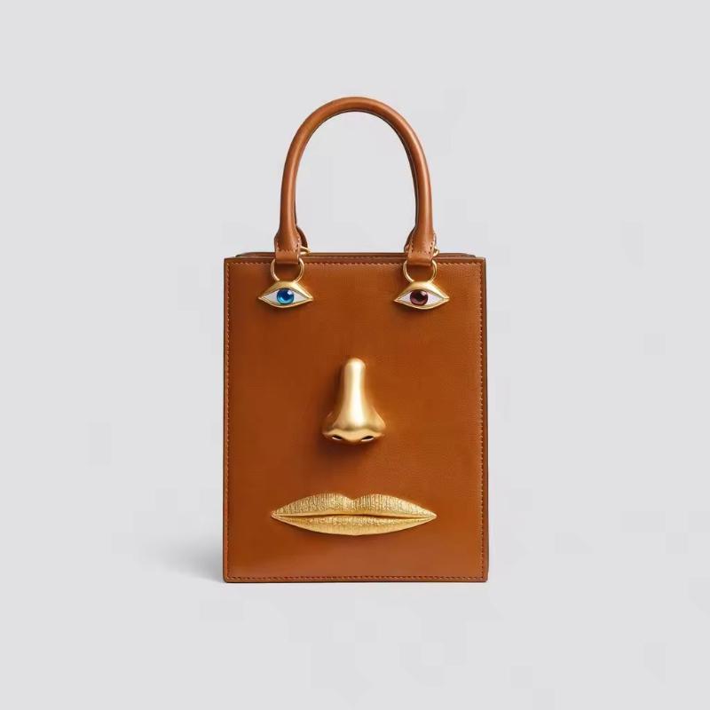 

Ladies Fashionable Handbag Retro Shoulder Crossbody Bag коричневий