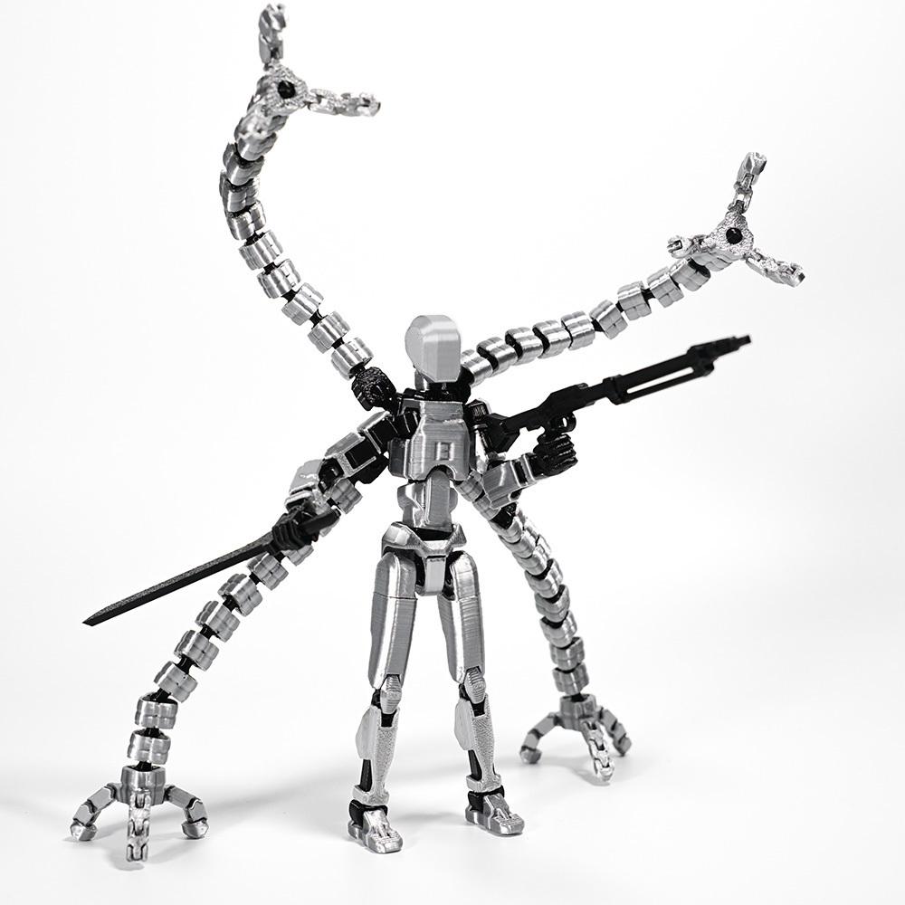 3D Printed Mannequin Dummy 13 Tentacle Series Toys Action Figures Multi-Jointed Movable Shapeshift Robot Parent Child Games