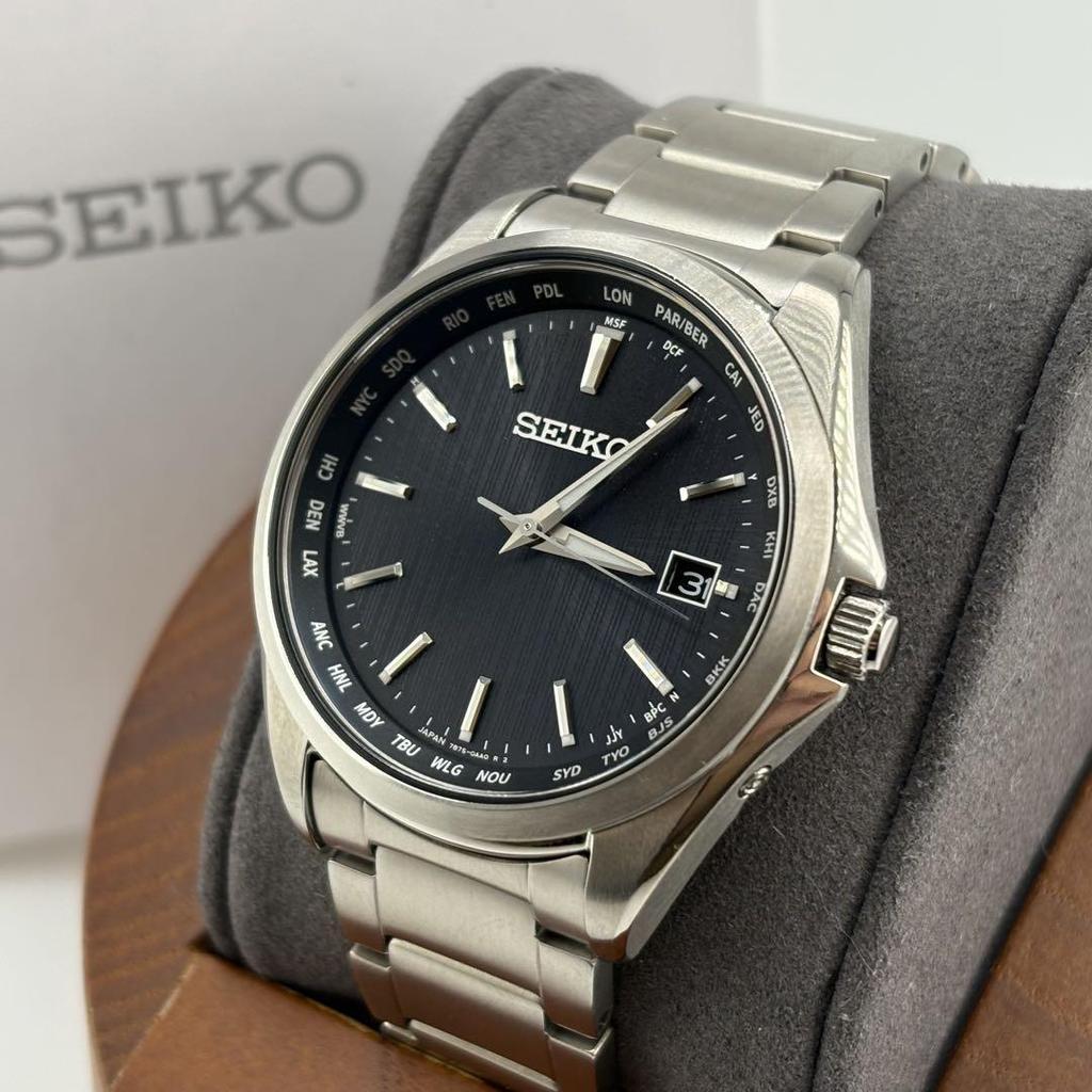 [USED] Seiko SBTM289 7B75-0AA0 with box, manual and warranty, rare