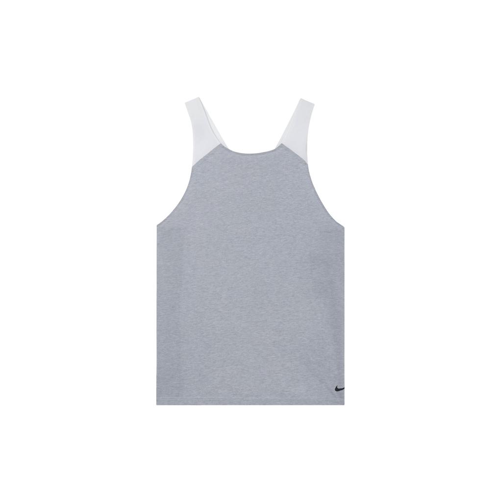 Nike Logo Print Slim Fit Sports Tank Top Women Tops Gray 862775-012