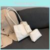 Fashionable Large Capacity Pu Tote Bag Set Trendy Street Style Handbag For Women