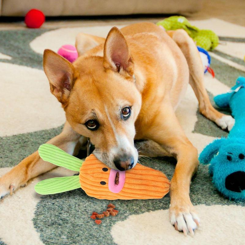 

Dog Interactive Toys Easter Squeaky Carrot Stuffed Animal Small Puzzle Funny Dog Toys For Puppy Small Medium Home Indoor Daily CN