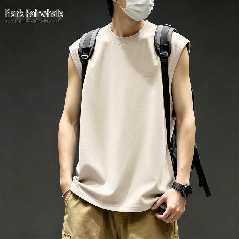 Mark Fairwhale Men s Pure Cotton Sleeveless T-shirt XL