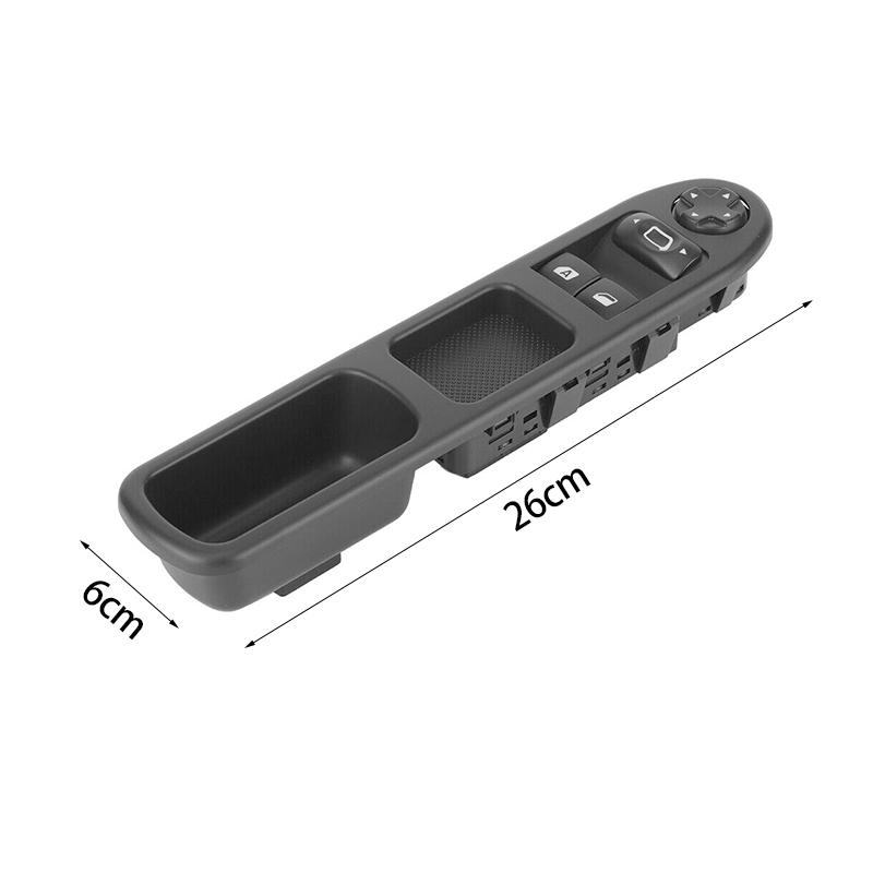 Electric Passenger Window Glass Lifter Control Switch Regulator Button For Peugeot 207 SW Van CC Citroen C3 Car  Accessories