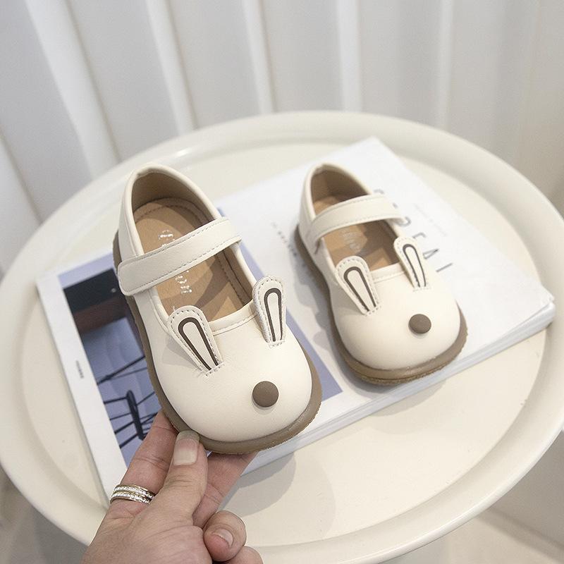 

Детские туфли с квадратным носком, модные и повседневные туфли-кролики, весенне-осенняя детская обувь на мягкой подошве и нескользящая обувь для мальчиков и девочек. 16 белый