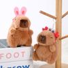 Doll Hair Card Kapibara Doll Pendant Keychain Capybara Plush Toy Trinket Doll