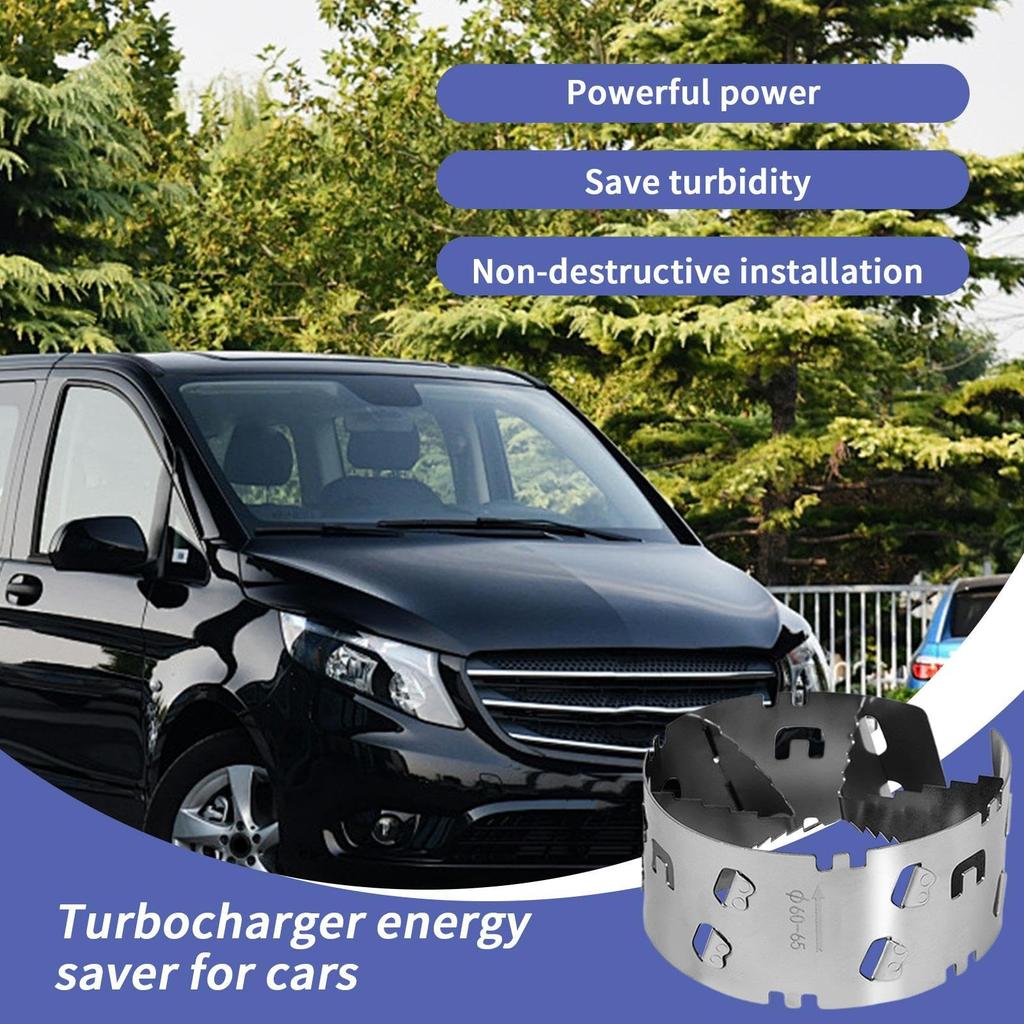 Qismetbina Turbo Air Intake | Turbine Supercharger | Stainless Steel Air Intake Turboinator Acceleration System for Truck and Car Engines