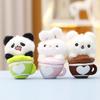 Plush Toy Tea Cup Rabbit Soft Plush Stuffed Animal For Kids Gift Collection