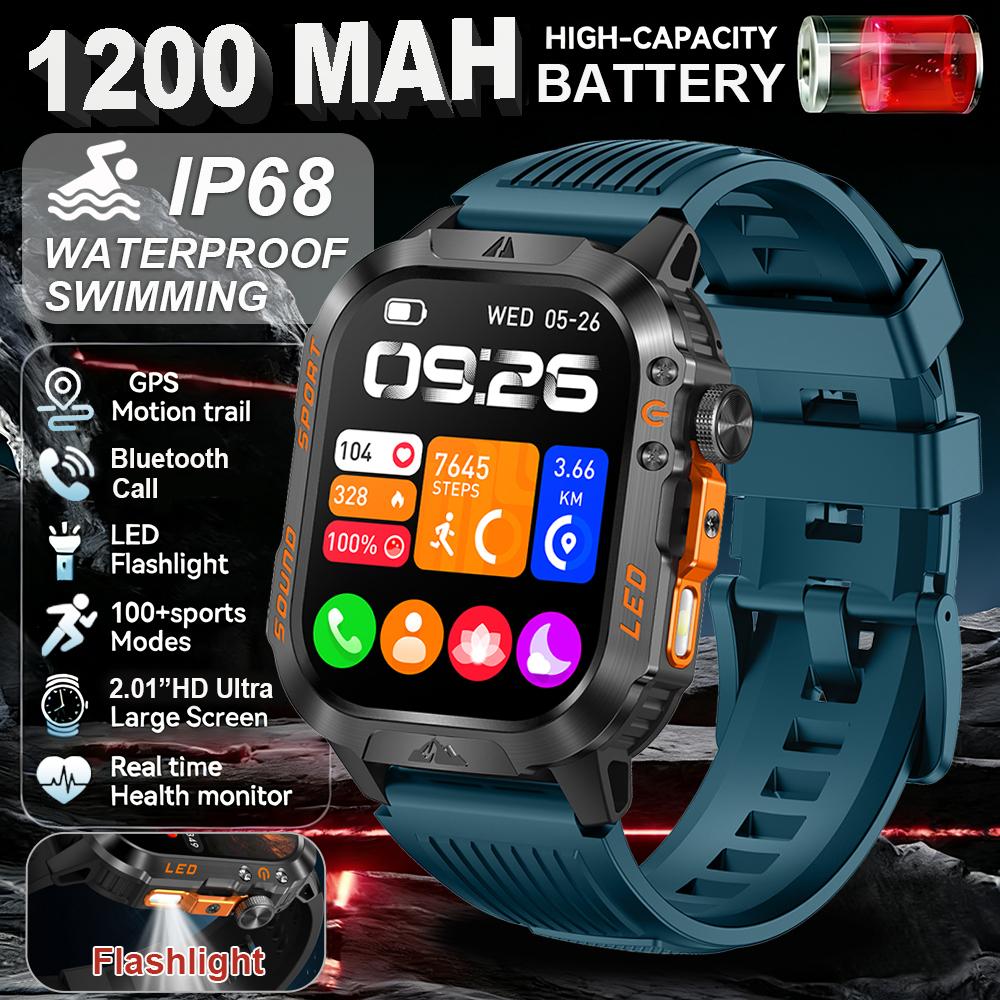 2026 New T-Rex3 Ultra 1200mAh Super Capacity Battery Adult Men Smart Watch 1.7" Large Screen Call 5ATM Waterproof Sports Watches