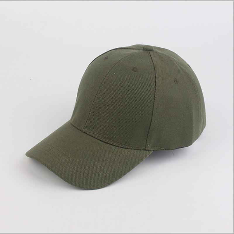 Verstellbare einfarbige Schattierung Hip Hop Unisex Baseballkappe Sonnenschutz Frühling Sommer Outdoor Herren Papa Hut Snapback