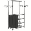 Day and Night - Day and Night Steel and Non-woven Textile Clothing Rack 87x44x158 Cm Black