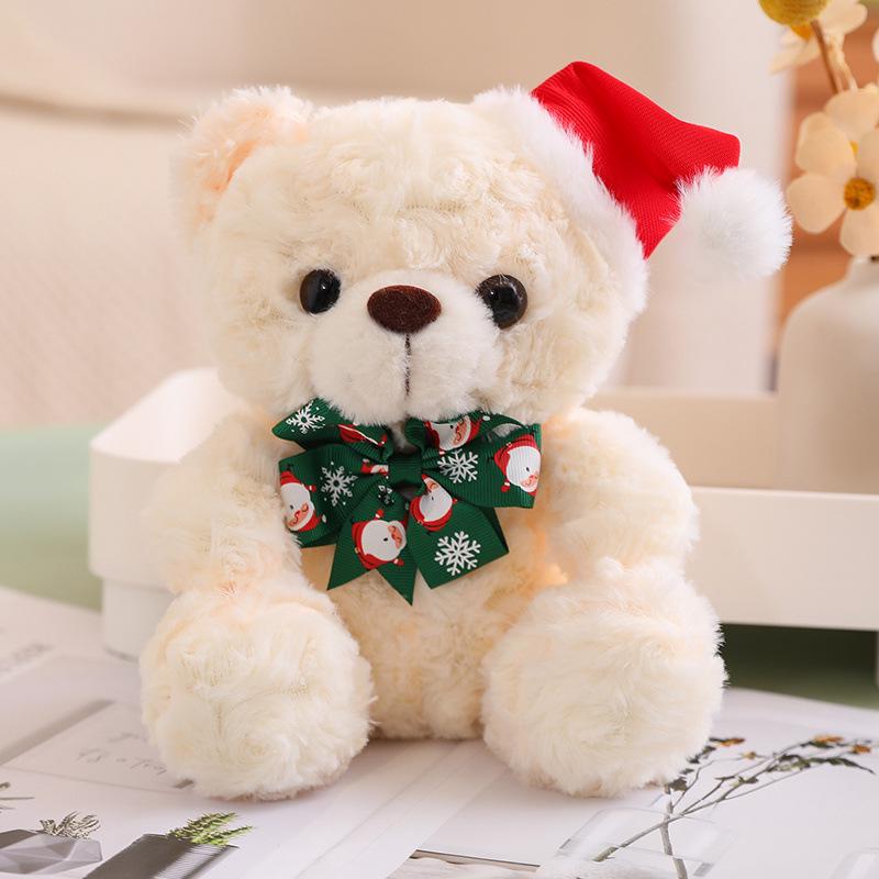 Christmas Teddy Bear Plush Toy - Holiday Gift Simulation Doll