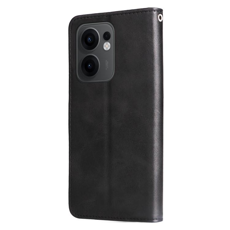 For Oppo Reno13 F 5G Stand Case Lucky Deer Imprinted Magnetic Closure Leather Wallet Phone Cover