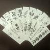 Lange Streifen Einweg Tattoo Aufkleber Set Geschenk Event Promotion Drainage temporäre Wasser Transfer Simulation Aufkleber