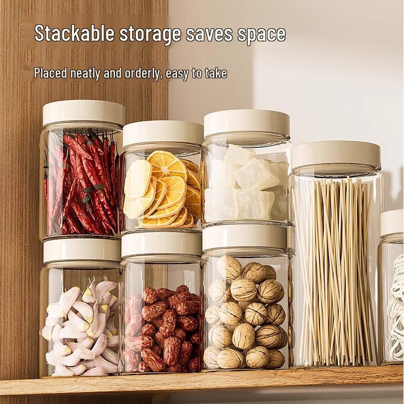 Frasco de Almacenamiento de Vidrio Resistente al Calor para Especias y Salsas