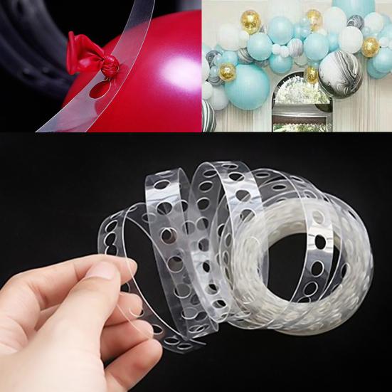 5m Balloon Chain Tape Band Connect Strip Wedding Birthday Holiday Party Decor