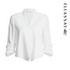ELLASSAY Women's Silk Seven-Quarter Sleeve Blazer
