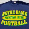 Vintage lata 90. UNIWERSYTET NOTRE DAME FIGHTING IRISH KOSZULKA PIŁKARSKA DUŻY ncaa