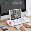 Mini Desk Whiteboard with Storage - Multi-Purpose Glass Board, Small, Mini Size, Freestanding Tabletop, for Office, Home, Kids, and School