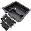 Center Console Box Tray for Toyota Large Console Ac390 Alphard/Vellfire (30 Series) [(2) Boxes][Black]