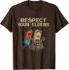 Respect Your Elders Gaming Control Retro Funny Gamer Unisex T-Shirt