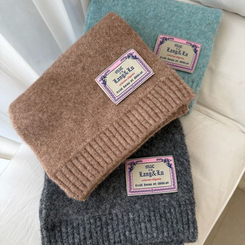 

Lang&Lu MORE Knit Muffler GREY