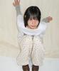 RONRON Floral Wide Sweat Pants Cream