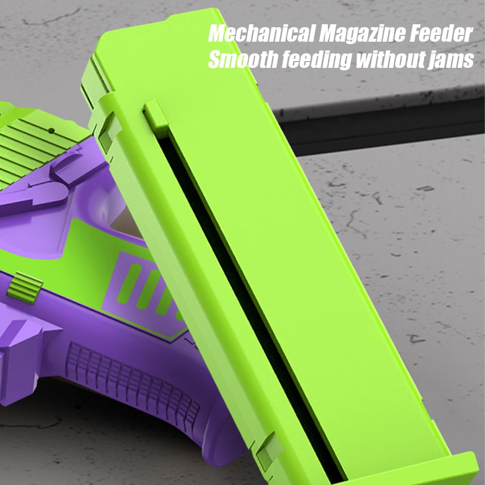 Pistol de jucărie pentru copii M1911 Morcov F8 Pistol automat de aruncare a carcasei pentru copii Pistol de jucărie pentru băiat Glonț moale