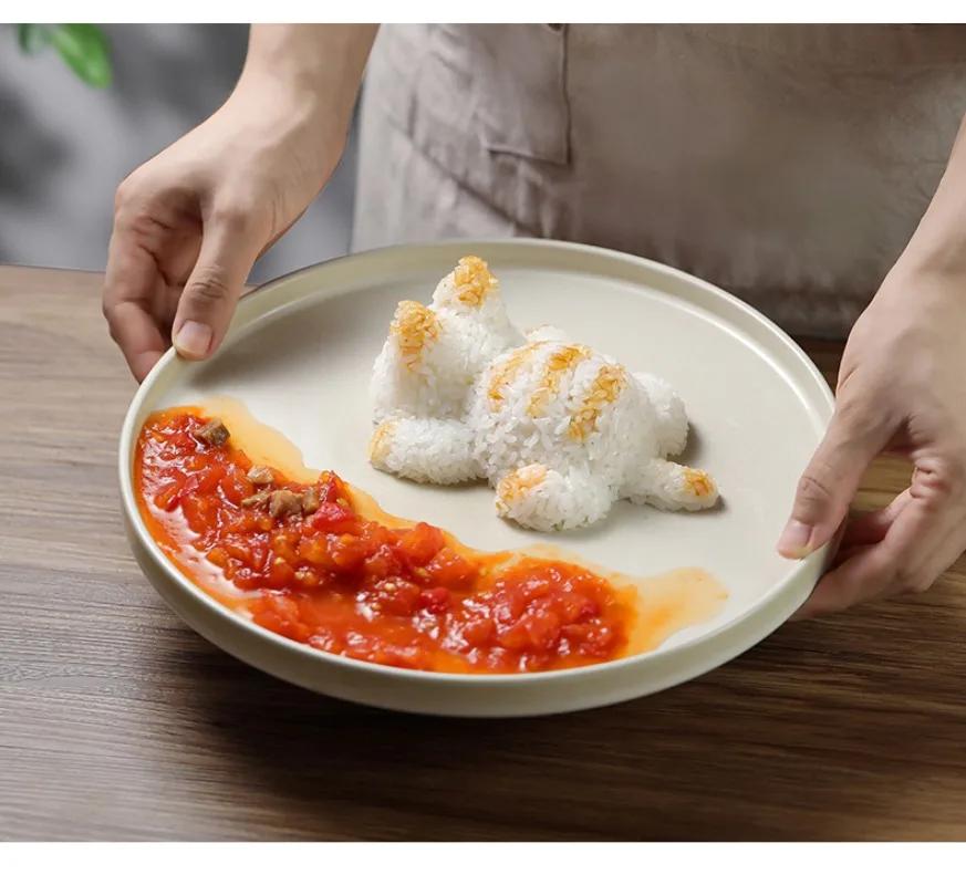 Cute Sushi Tools Onigiri Molds Cat Animal Shape Sushi Kids Rice Mashed Potato Pumpkin Mash Baking Supplies Kitchen Gadgets