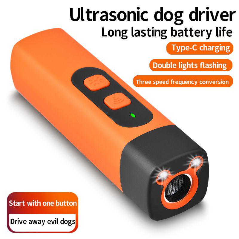 High-Power Ultrasonic Dog Repeller Anti-Barking Outdoor Training Device