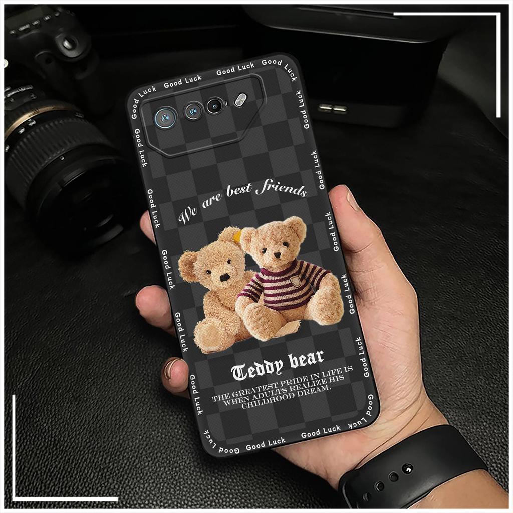 Kryt Full wrap Soft case pro Asus ROG Phone7 Protiprachový Protinárazový Vodotěsný Odolný proti nečistotám Graffiti TPU Roztomilý