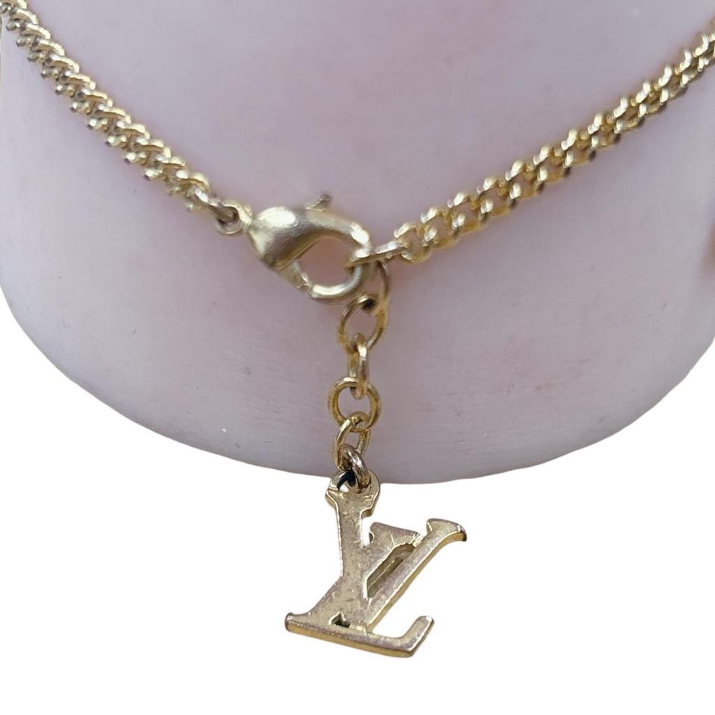 Louis Vuitton Sweet Monogram Brassle Bracelet Gold Plated Gold Women M65477 Used