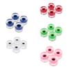 Custom PU Light Up Wheels for Longboard Cruiser Night Glow Skateboarding Downhill Mountain Rebuild Set