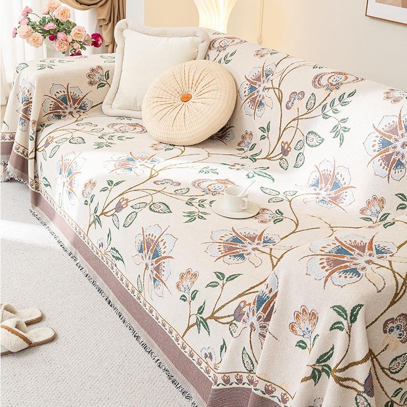 Toalla para Sofá Europeo Entry Lux Tela de Cubierta Completa de Alta Gama Antideslizante Resistente a las Manchas Cubierta Universal para Sofá Anti-Arañazos Cubierta No Adherente de Piel