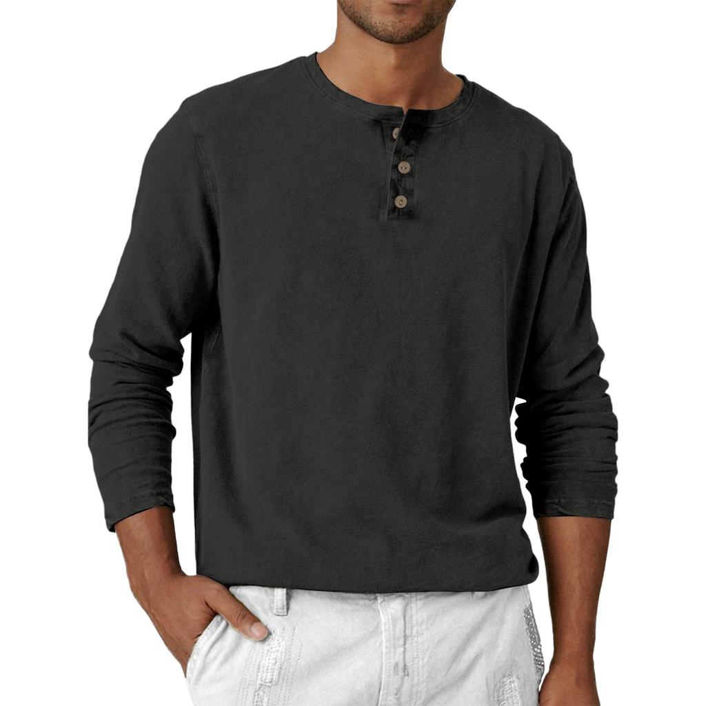 Men's Loose Casual Long-sleeved Lapel Zip-up Hoodie