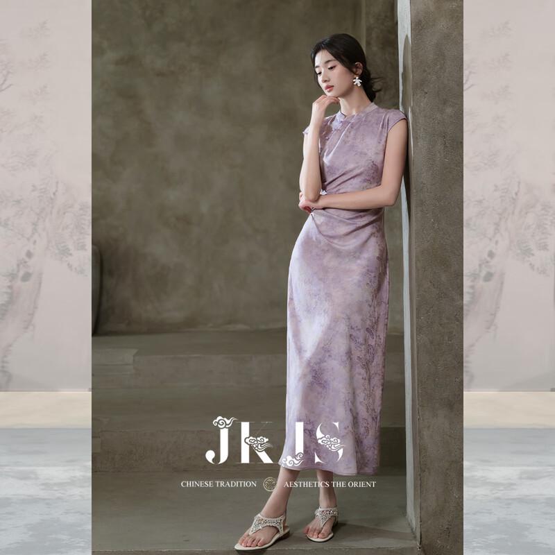 Платье-ципао в новом китайском стиле Ziyan Yao от JK&JS XL