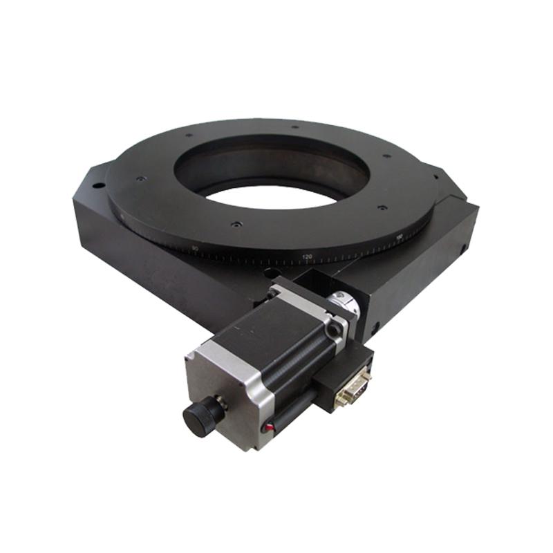 Y200RA Electric Hollow Rotary Indexing Table with Worm Gear for Laboratory Use