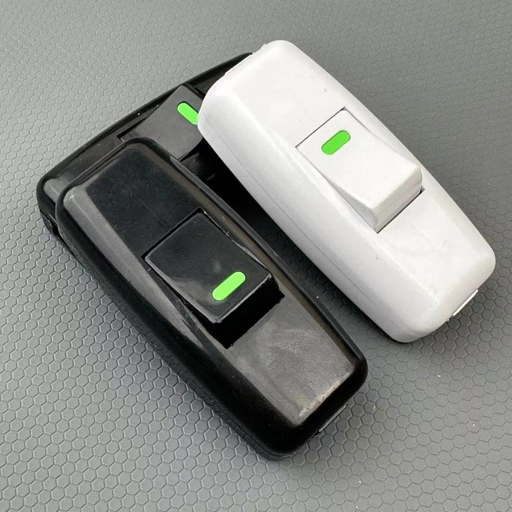 2pcs Classic Boat Shape Switch Plastic Light Switch Small Rocker Button  Desk Light