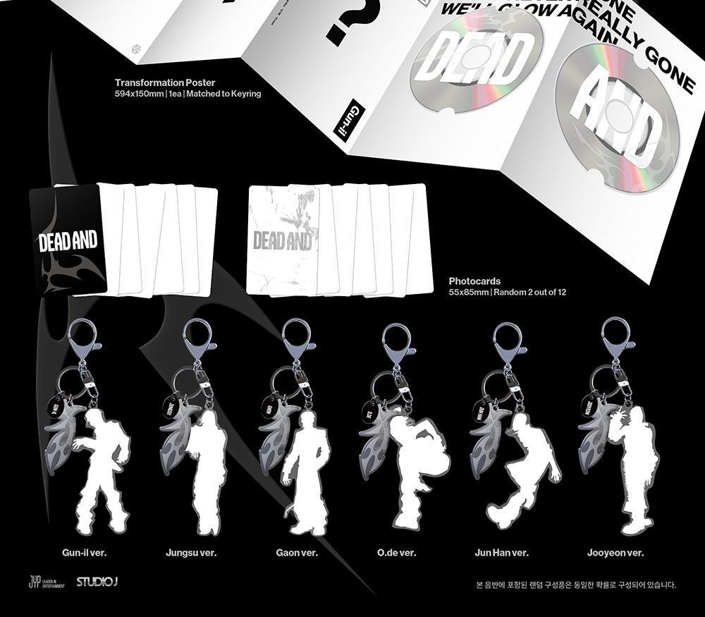 [POB] Xdinary Heroes [DEAD AND] 8. Mini-Album (SCHLÜSSELANHÄNGER mit Illustration ver.)