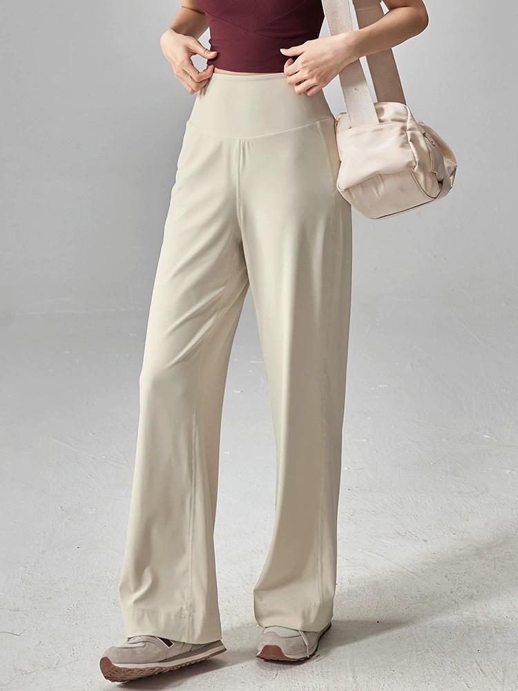 Women's Autumn Slimming Straight-Leg Yoga Pants: Casual, Loose, Plus Size Fitness and Running Trousers