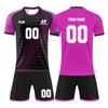 Personlig skjortesett for menn jenter med navnenummer Spesialtilpassede fotballdrakter for gutter treningsdress
