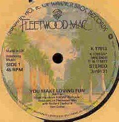 

7inch Record FLEETWOOD MAC - You Make Loving Fun K17013 Warner Bros. Re 1977 UK Rock Used