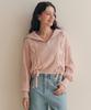 ZEROSTREET [7 Colors] Ribbon Zip-Up Sweater