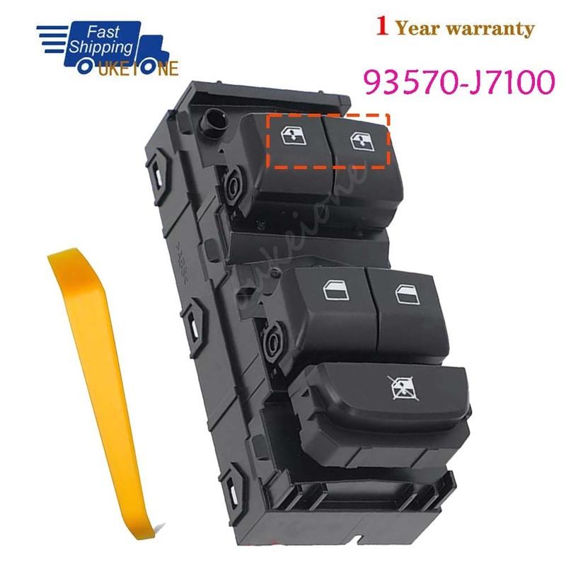 93570-J7100 For Kia Ceed 2018     Master Driver Side Electric Power Lifter Window Switch With 2 AUTO 18P