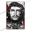 Kommunismus Che Guevara Vintage-Poster Metallschild Retro-Industrie-Dekor Bar Pub Club Männerhöhle Wanddekoration 30 x 20 cm
