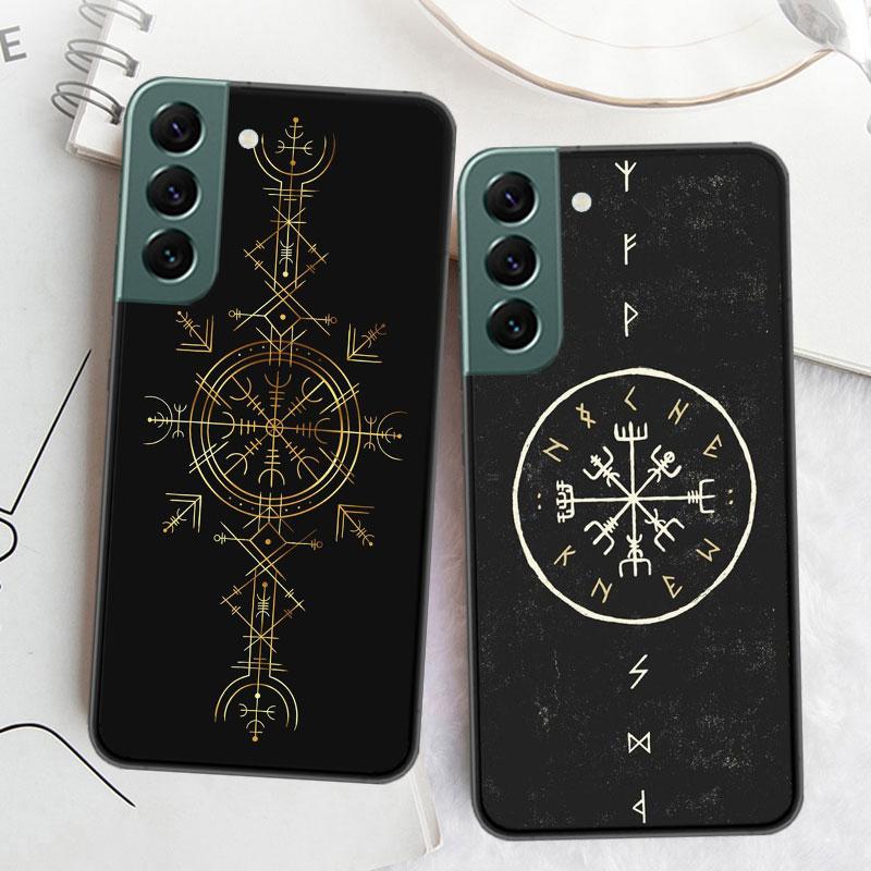Nordic Norse Phone Case For Samsung Galaxy S22 S25 Ultra S21 S10 Plus S26 Edge S20 S23 S24 FE Cover Silicone Soft TPU Clear