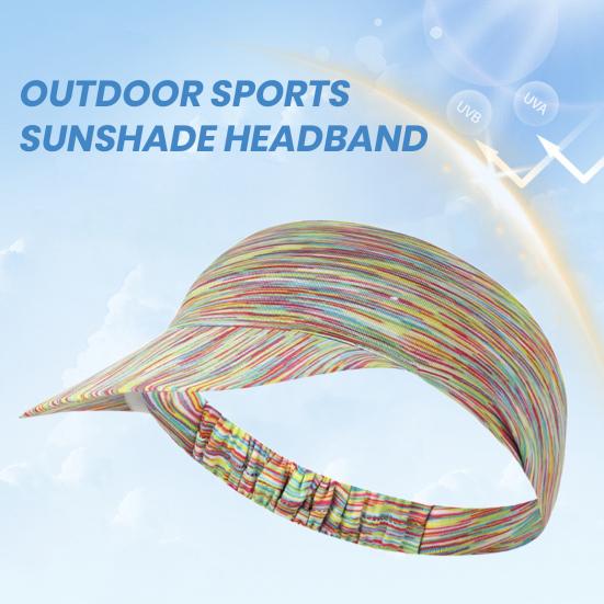 Sunscreen Visor Hat Large Wide Brim Breathable Quick Dry UV Protection Empty Top Baseball Sun Cap for Women Men