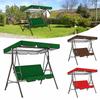 2 Piece Patios Swing Canopys Replacement Set Dustproof Sunshade Awning Cover for Balcony Seats Furniture