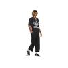 adidas Originals X Jeremy Scott Skull Logo Printed Short Sleeve Football Jersey Unisex Jersey Black IA0099